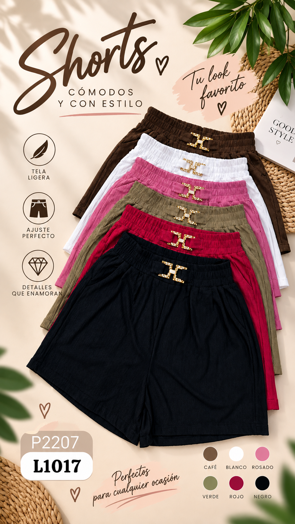 Shorts "Tu Look Favorito"